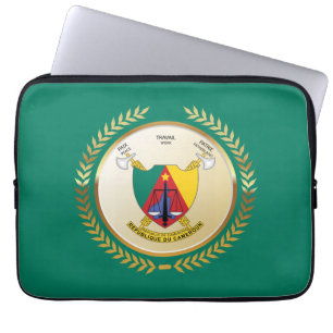 Capa Para Notebook Casaco de Armas dos Camarões