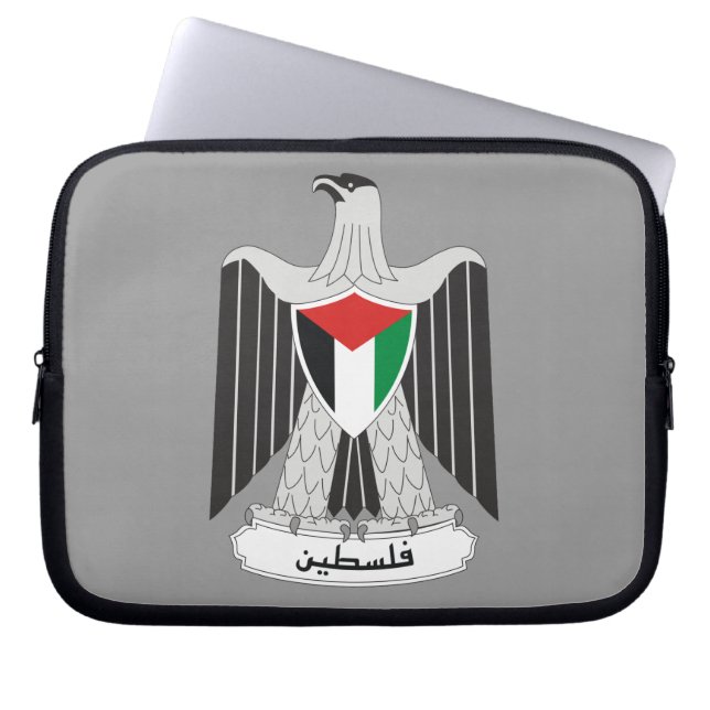 Capa Para Notebook casaco de braços da palestina (Frente)