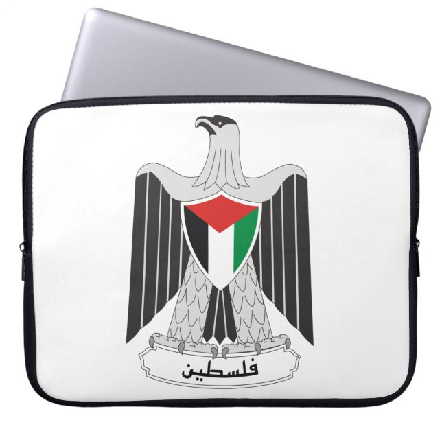 Capa Para Notebook casaco de braços da palestina (Frente)