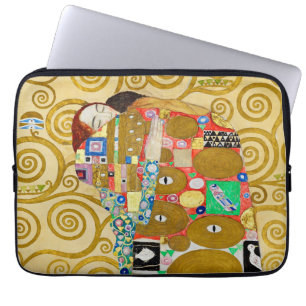 Capa Para Notebook Casal Gustav Klimt Fulfillment Nouveau