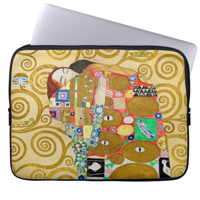 Capa Para Notebook Casal Gustav Klimt Fulfillment Nouveau (Frente)