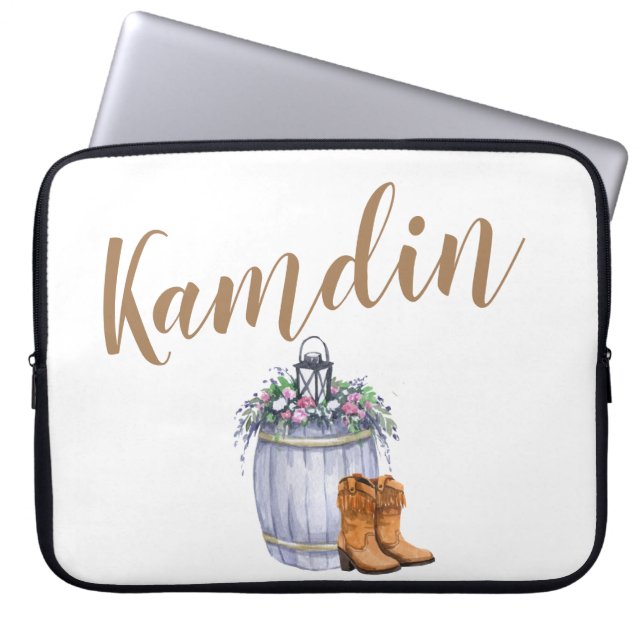 Capa Para Notebook Casamento Personalizado De Laptop Summer Country C (Frente)