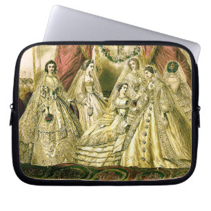 Capa Para Notebook Casamento vintage de cor antiga