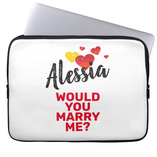 Capa Para Notebook Casar Comigo (Frente)