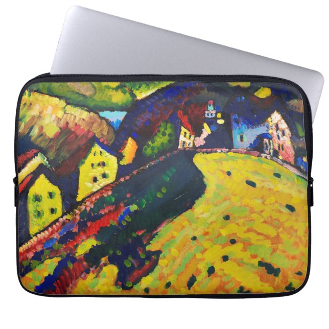 Capa Para Notebook Casas Wassily Kandinsky em Murnau. Expressionismo (Frente)