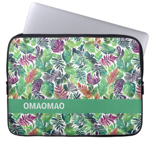Capa Para Notebook Caso de iPad Padrão de Palma Tropical