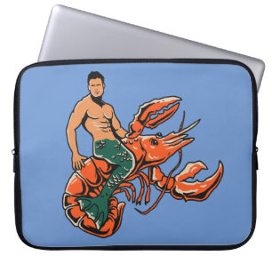 Capa Para Notebook Caso de Laptop de lagosta de Merman