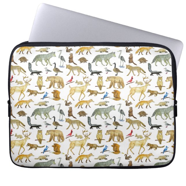 Capa Para Notebook Caso de Laptop dos Lagos excelentes Wildlife 13" (Frente)