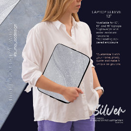 Capa Para Notebook Caso de Laptop Elegante com Dissipação de Prata