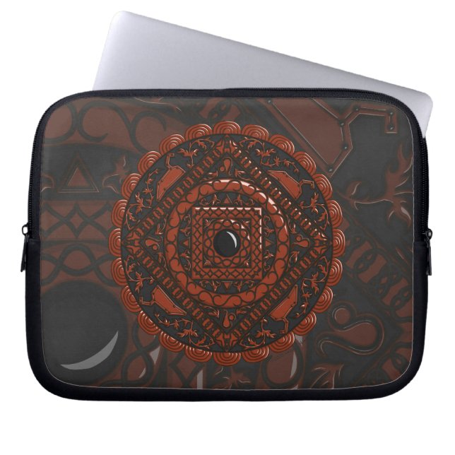 Capa Para Notebook Caso de Laptop Leo Mandala (Frente)