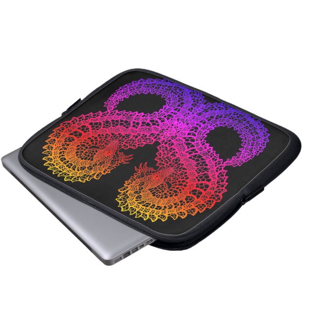 Capa Para Notebook Caso de laptop tribal de Pangolin (Frente Inferior)