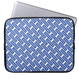 Capa Para Notebook Caso do Laptop "Crossweave Blue"
