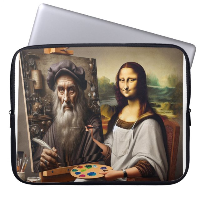 Capa Para Notebook Caso do laptop Mona Do da Vinci (Frente)