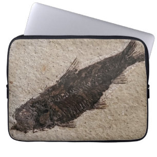 Capa Para Notebook Caso dos eletrônicos de peixe fossilizados