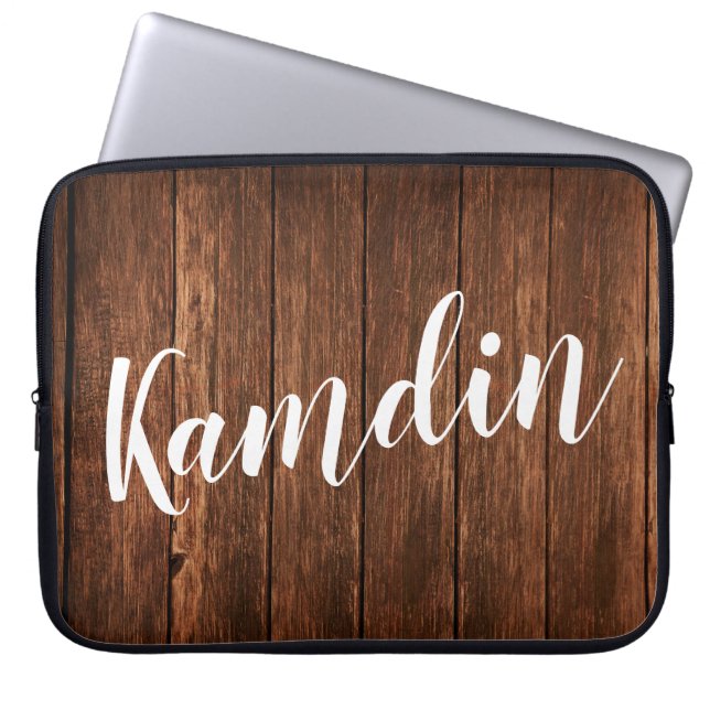 Capa Para Notebook Caso Personalizado de Laptop Barn Wood Country Rus (Frente)