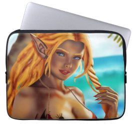 Capa Para Notebook Cassja na praia