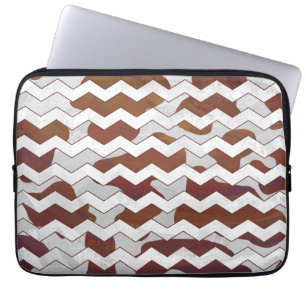 Capa Para Notebook Castanho-da-índia e Impressão branco