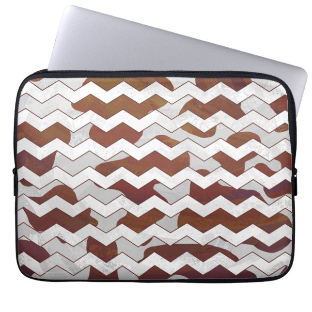 Capa Para Notebook Castanho-da-índia e Impressão branco (Frente)