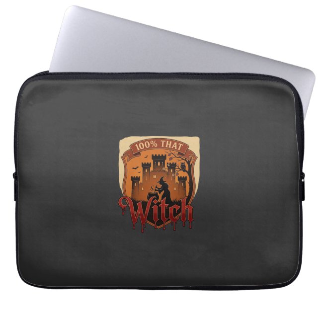 Capa Para Notebook Castelo de Bruxa Caldeirão Coruja Morcegos_1 (Frente)
