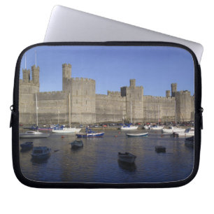 Capa Para Notebook Castelo de Caernarfon, Gwynedd, País de Gales (RF)