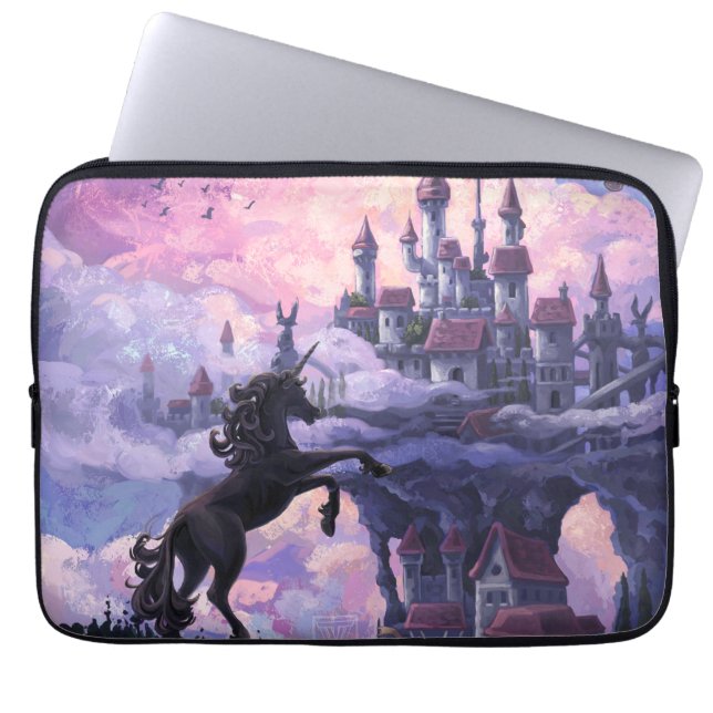 Capa Para Notebook Castelo de Unicorn (Frente)