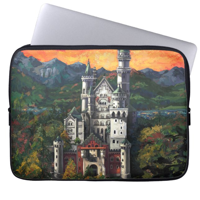 Capa Para Notebook Castelo Schloss Neuschwanstein (Frente)