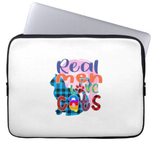 Capa Para Notebook Cat Art Real Men Adoram Gatos