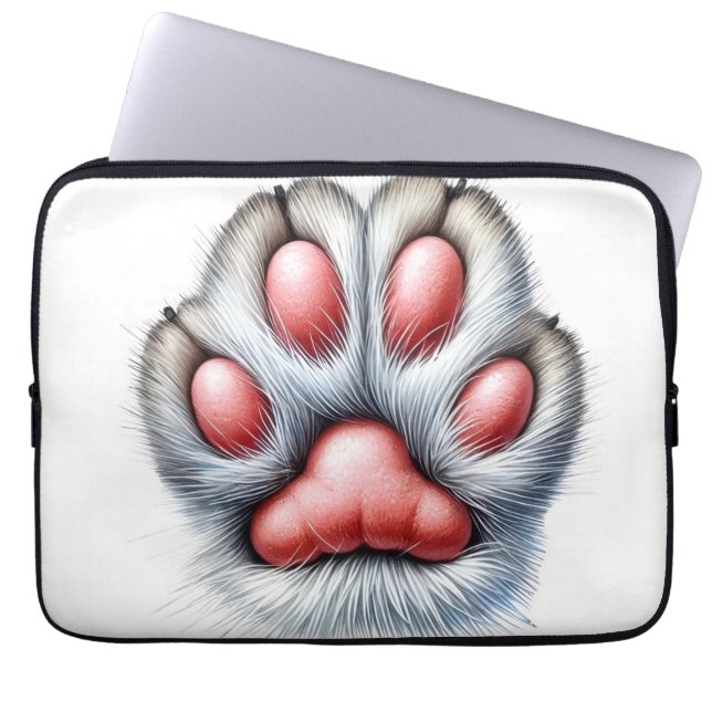 Capa Para Notebook Cat Claw Electronics Bag – Cute & Fun (Frente)