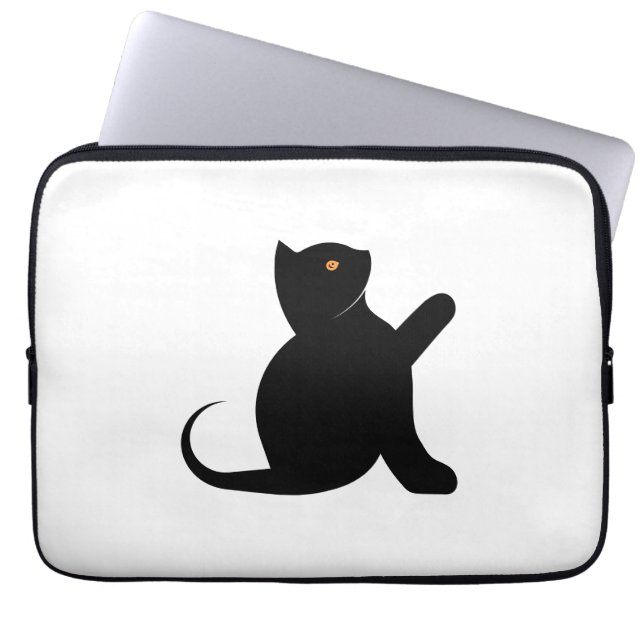 Capa Para Notebook Cat Say Hello (Frente)