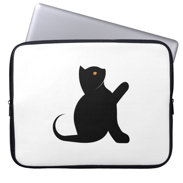 Capa Para Notebook Cat Say Hello (Frente)