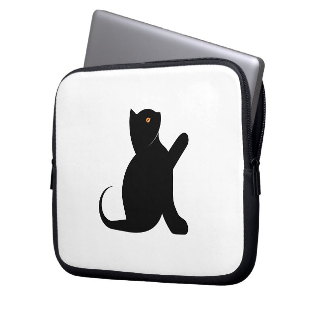 Capa Para Notebook Cat Say Hello (Frente Esquerda)