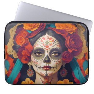 Capa Para Notebook Catrina Dia Dos Mortos 1