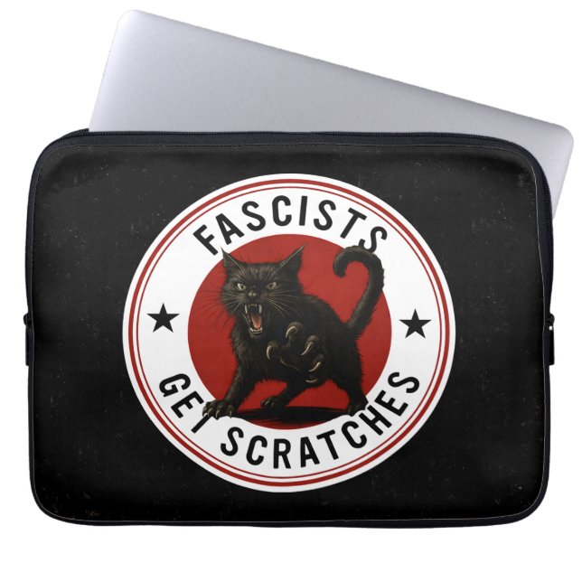 Capa Para Notebook Cats Against Fascists (Frente)