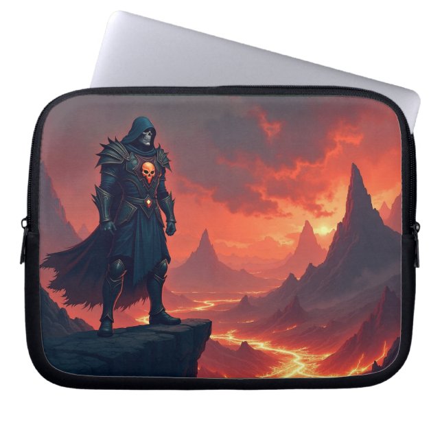 Capa Para Notebook Cavaleiro Negro da Chama (Frente)