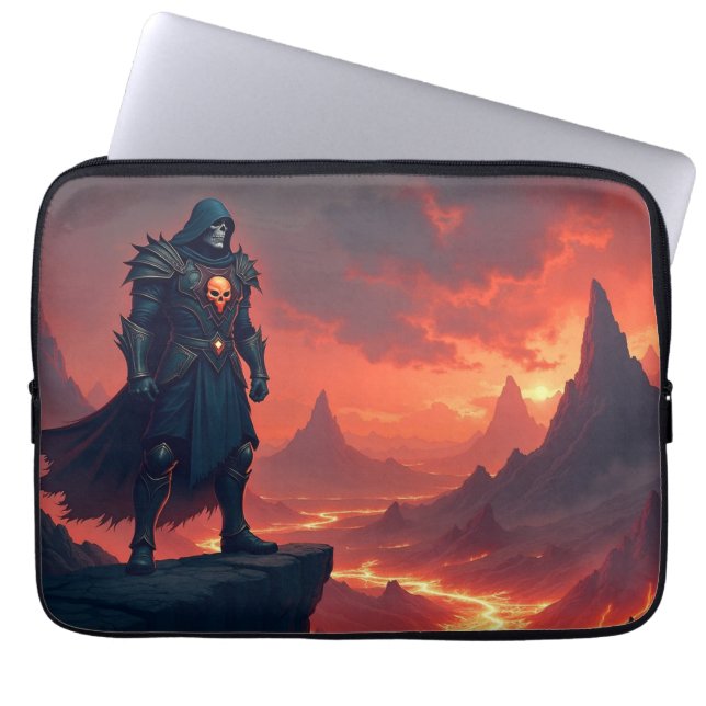 Capa Para Notebook Cavaleiro Negro da Chama (Frente)