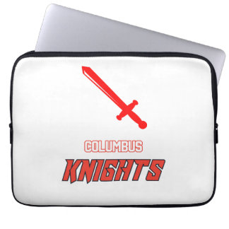 Capa Para Notebook Cavaleiros de Columbus branco