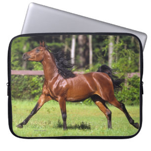 Capa Para Notebook Cavalo árabe que funciona 2