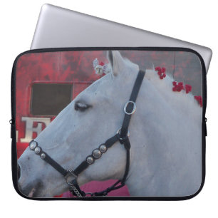 Capa Para Notebook Cavalo branco de neve