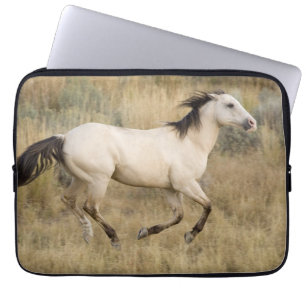 Capa Para Notebook Cavalo Correndo pela Grama da Pradaria