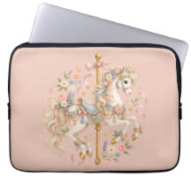 Cavalo de Carrossel Fofo Arte Vintage