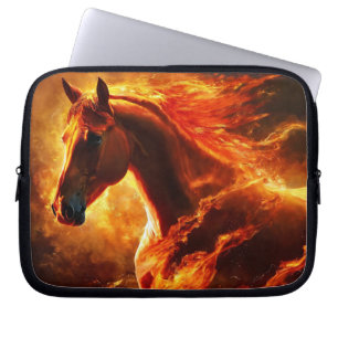 Capa Para Notebook cavalo de fogo, cavalo, animais, chama, fogo