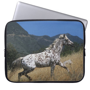 Capa Para Notebook Cavalo do Appaloosa que funciona acima a montanha