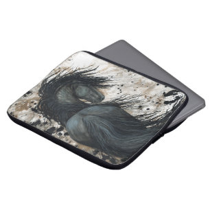 Capa Para Notebook Cavalo do frisão pela bolsa de laptop de BiHrLe