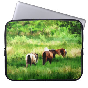 CAPA PARA NOTEBOOK CAVALOS