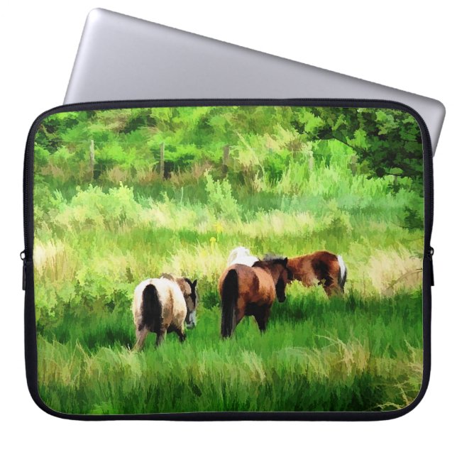 CAPA PARA NOTEBOOK CAVALOS (Frente)
