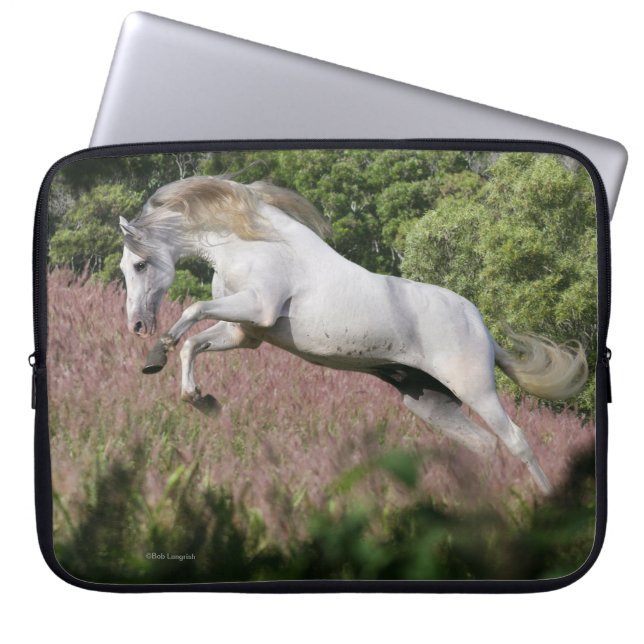 Capa Para Notebook Cavalos da fantasia: Galope do primavera (Frente)