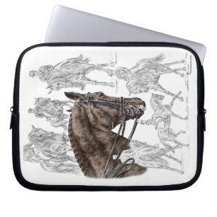 Capa Para Notebook Cavalos de Dressagem Coletados FEI