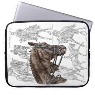 Capa Para Notebook Cavalos de Dressagem Coletados FEI