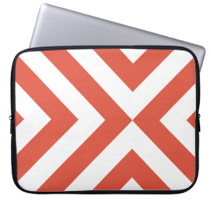 Capa Para Notebook Cavalos Laranja e Branco