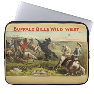 Capa Para Notebook Cavalos Selvagens Oeste de Buffalo Bill